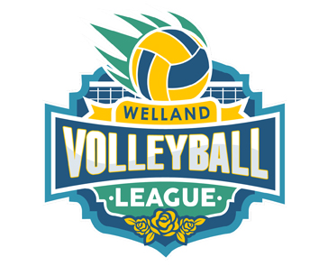 Welland volleyball logo design